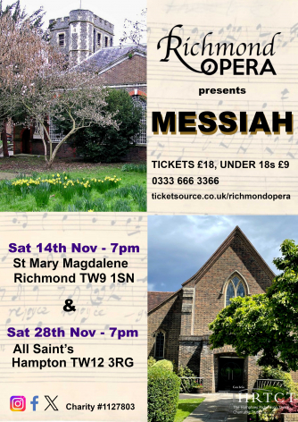 Flyer for 'Richmond Opera presents Handel’s Messiah