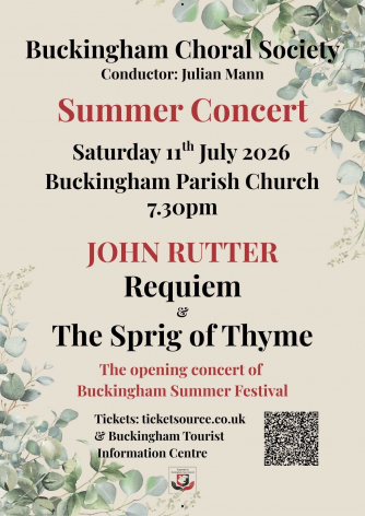 Buckingham Choral Society Summer Concert