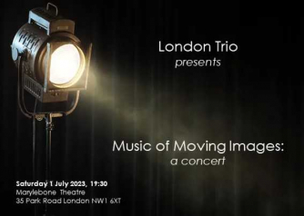 Classical music concert with projection of films, ballet and imagery. Jake Heggie, Nino Rota, Poulenc and Debussy.