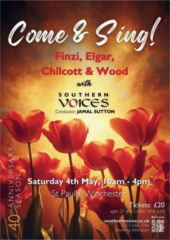 Coloured poster with event and booking details Coloured poster with event and booking details