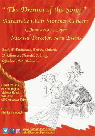 Summer concert flyer