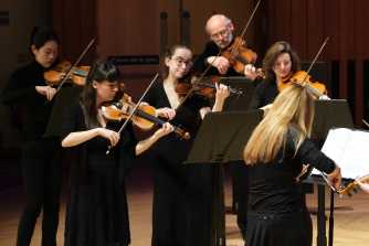 University Baroque Ensemble in performance University Baroque Ensemble in performance