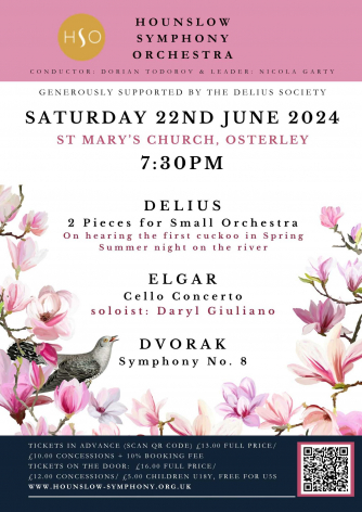 Hounslow Symphony Orchestra 70th Season Summer concert Hounslow Symphony Orchestra 70th Season Summer concert