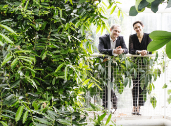 Andreas Wildner, piano, and Stephanie Childress, conductor