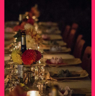 Meal table set up Meal table set up