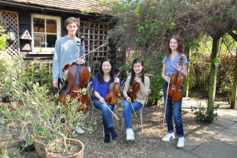 Maiastra musicians in rehearsal