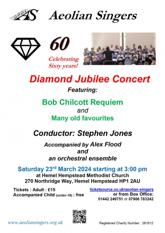Aeolian Singers: Diamond Jubilee Concert Aeolian Singers: Diamond Jubilee Concert