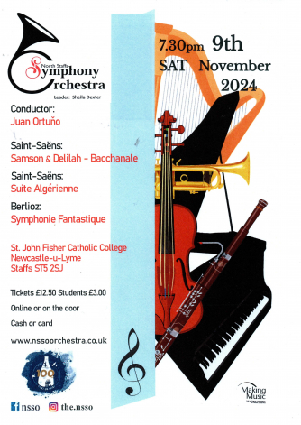 North Staffs Symphony Orchestra Autumn Concert North Staffs Symphony Orchestra Autumn Concert
