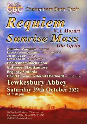 Mozart and Gjeilo at Tewkesbury Abbey Mozart and Gjeilo at Tewkesbury Abbey