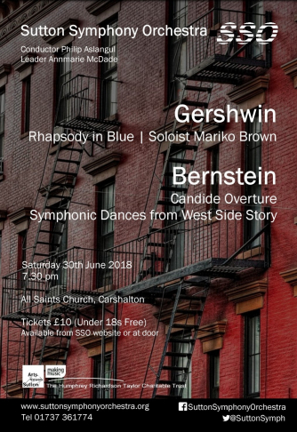 flyer - Bernstein, copland, Gershwin