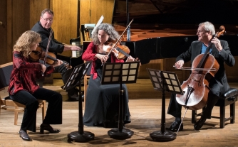 The Primrose Piano Quartet, photo by Lester Barnes