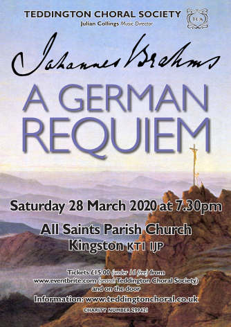 Flyer Spring concert Brahms Requiem