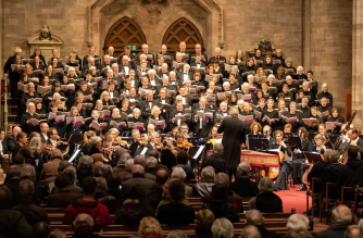 Hereford Choral Society's spring concert in March 2020, a few days before the first Covid lockdown. Credit Michael Whitefoot,dit