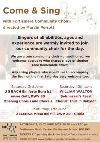 North London Community Choir Come and Sing North London Community Choir Come and Sing