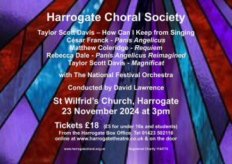 Harrogate Choral Society - Magnificat poster Harrogate Choral Society - Magnificat poster