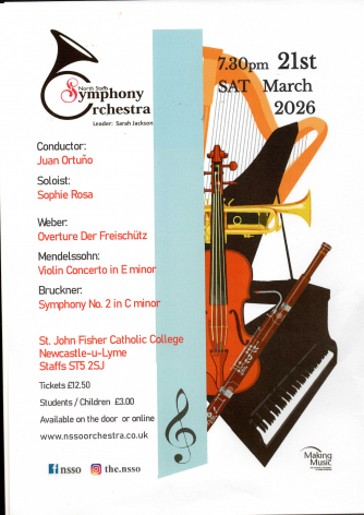 North Staffs Symphony Orchestra Spring Concert 2026