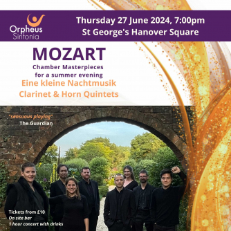 Mozart Chamber Masterpieces for a summer evening Mozart Chamber Masterpieces for a summer evening