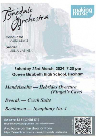 Tynedale Orchestra Spring Concert