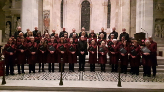Charnwood Voices with Music Director, Nicholas Scott-Burt