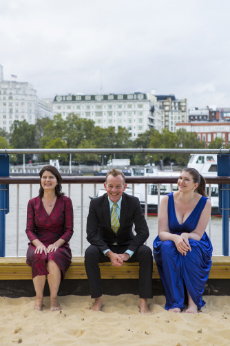 Pomegranate Trio (L to R: Fenella Barton, violin; Andrew West, piano; Rebecca Hepplewhite, cello)