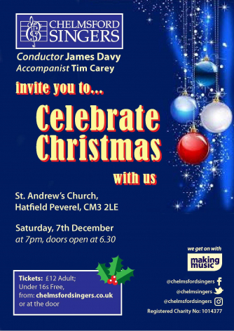 Christmas Concert - Chelmsford Singers Christmas Concert - Chelmsford Singers