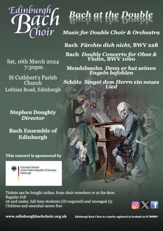 Edinburgh Bach Choir Spring Concert 2024 Edinburgh Bach Choir Spring Concert 2024