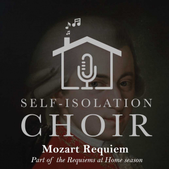 The Self-Isolation Choir Logo for Mozart Requiem concert The Self-Isolation Choir Logo for Mozart Requiem concert