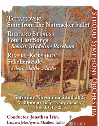 SSO Autumn Concert Poster