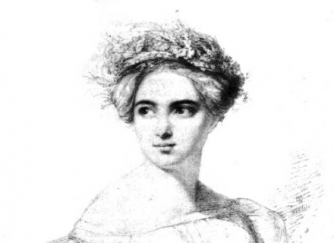 Fanny Mendelssohn, sketched by her future husband Wilhelm Hensel