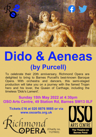 Dido and Aeneas Flyer