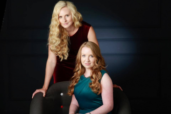 Sopranos Lucinda Cox and Hannah Ely