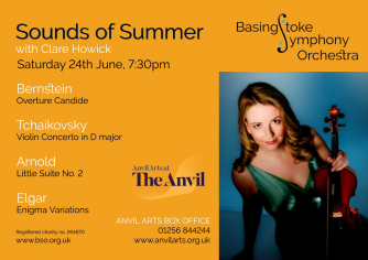 Clare Howick performs with the BSO at their 'Sounds of Summer' concert at The Anvil, Basingstoke on Saturday 24 June 2023 at 7:30pm Clare Howick performs with the BSO at their 'Sounds of Summer' concert at The Anvil, Basingstoke on Saturday 24 June 2023 at 7:30pm