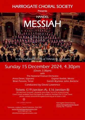 Harrogate Choral Society: Messiah Harrogate Choral Society: Messiah