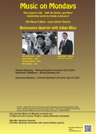 Benyounes Quartet/Julian Bliss Benyounes Quartet/Julian Bliss
