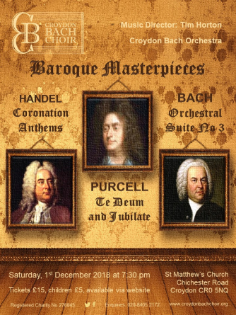Croydon Bach Choir Baroque Masterpieces Croydon Bach Choir Baroque Masterpieces