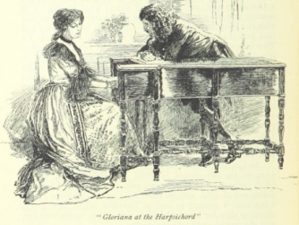 'Gloriana at the Harpsichord' 'Gloriana at the Harpsichord'