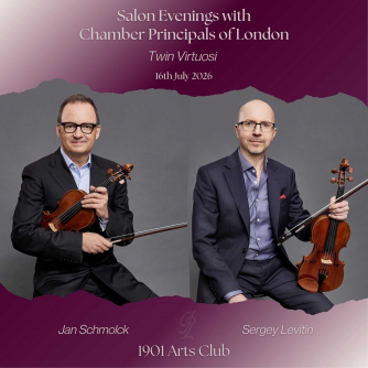 Salon Evenings with Chamber Principals of London: Twin Virtuosi poster