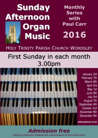 Sunday Afternoon Organ Music 2016 'Toccata!'