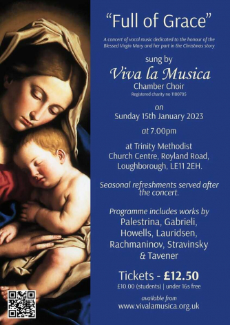 Viva la Musica poster for FULL OF GRACE Viva la Musica poster for FULL OF GRACE