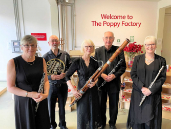 Blackwater Valley Wind Quintet at The Poppy Factory