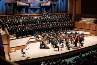 The Bach Choir at Southbank Centre's Royal Festival Hall. Image by Clive Barda The Bach Choir at Southbank Centre's Royal Festival Hall. Image by Clive Barda