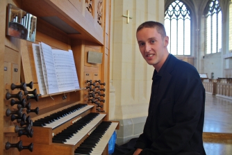 Robert Smith at Douai Abbey Robert Smith at Douai Abbey