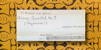 Andrzej Panufnik and the Art of Wycinanki