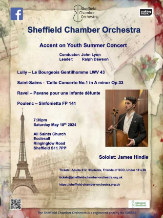 Sheffield Chamber Orchestra featuring James Hindle Sheffield Chamber Orchestra featuring James Hindle
