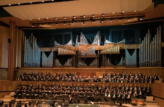 Barts Choir performing at Royal Festival Hall in April 2016