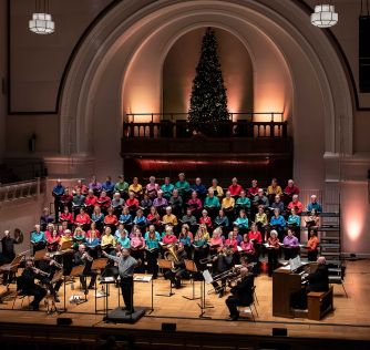 The Bach Choir performing at Cadogan Hall. Photo by Clive Barda The Bach Choir performing at Cadogan Hall. Photo by Clive Barda