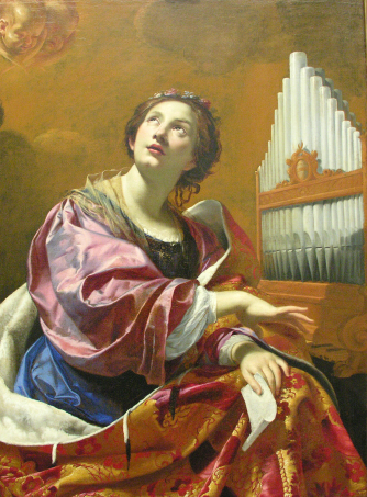 St Cecilia, by Simon Vouet, Blanton Museum of Art (Creative Commons)