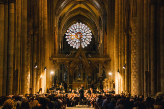 Durham University Orchestral Society in Durham Cathedral