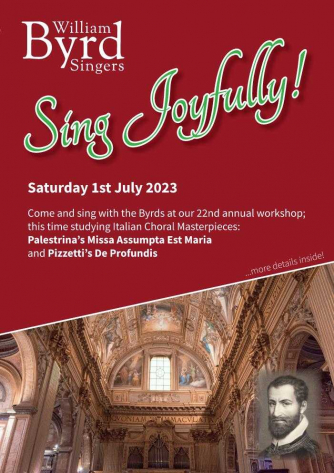 The William Byrd Singers Sing Joyfully! Workshop The William Byrd Singers Sing Joyfully! Workshop