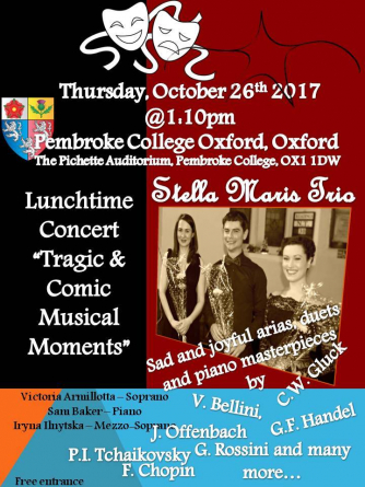 Concert "Tragic & Comic Musical Moments" by Stella Maris Trio